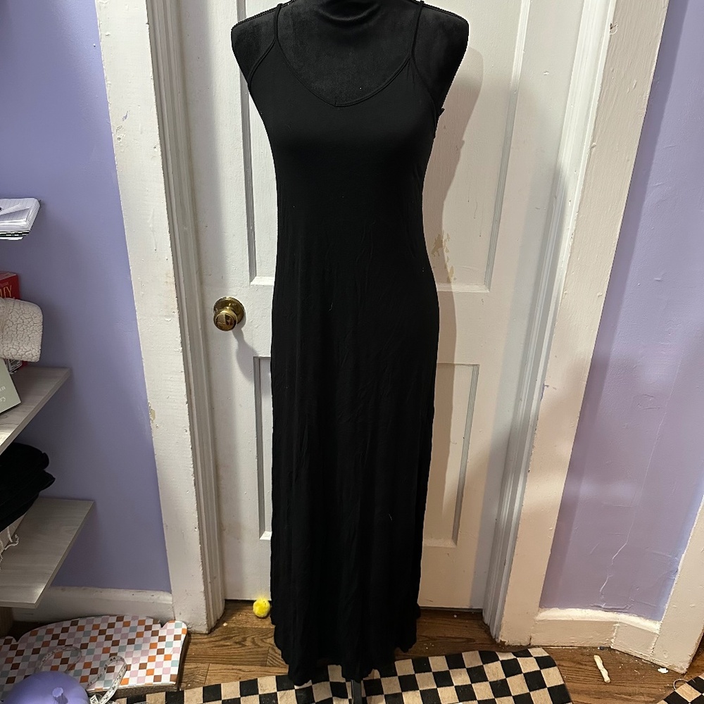 Double Zero Black Tank Maxi Dress in S
